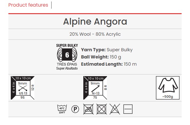 אלפין אנגורה - ALPINE ANGORA – תמונה 3
