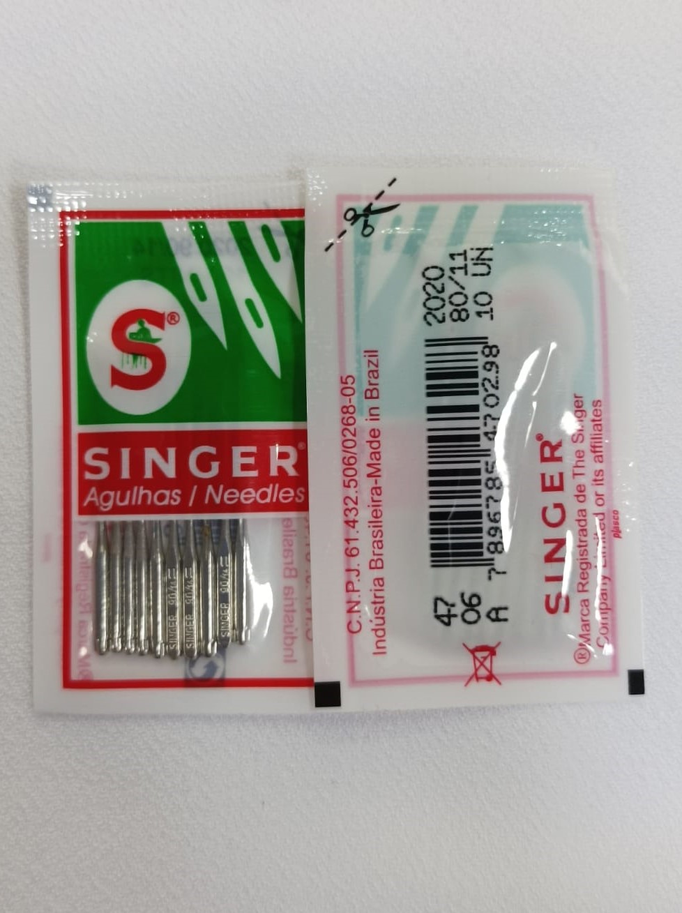 מחט 80 למכונה תפירה ביתית Singer